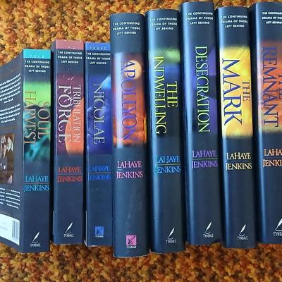 Books hardback & softback all by LaHaye Jenkins - Apollyon, Nicolae, Tribulation Force, Soul harvest and more