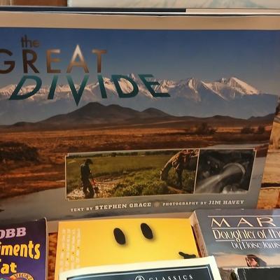 Remainer of books - Te Great Divide table book, Africa's animal Kingdom, Story books and more hardback & softback