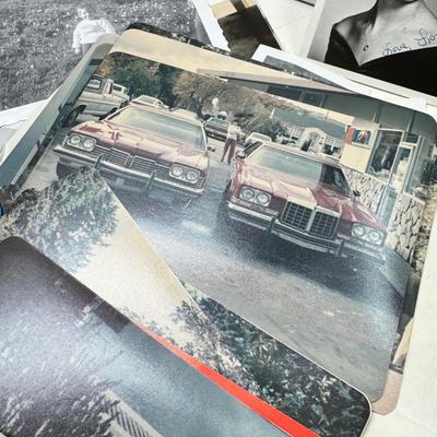 Sale Photo Thumbnail #190: Slides in trays, negatives, Black and white 1940s photos, Color prints 1960s Boxes of slides. If you like a mystery these slides and photos will be a fun project. There are also a lot of empty celluloid envelopes .