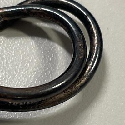 Beau Sterling brooch and sterling orange stone brooch