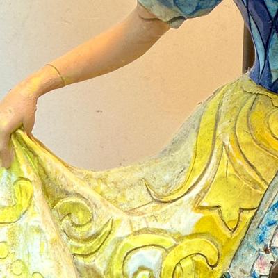 Sale Photo Thumbnail #15: Some minor damage has been repaired, see photos. Approx. 24” tall overall, Snow White is approx. 12" tall.