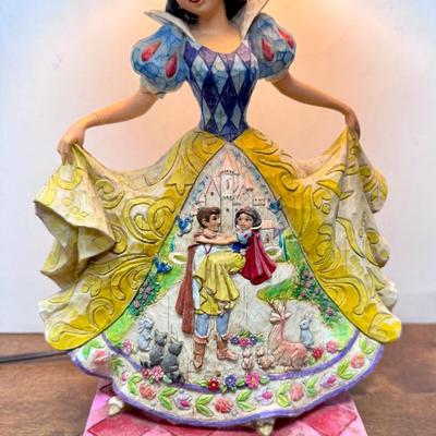 Sale Photo Thumbnail #18: Some minor damage has been repaired, see photos. Approx. 24” tall overall, Snow White is approx. 12" tall.