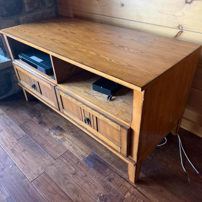 Sale Photo Thumbnail #340: Console Table with Two Drawers  Approximately 52" X 22"X26