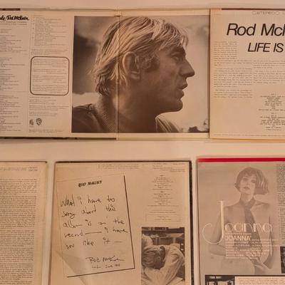 Sale Photo Thumbnail #158: Enjoy 6 albums by Rod McKuen, an American poet, singer and song writer. He was very popular in the 60's and won multiple Grammy's

This lot includes six vintage Rod McKuen LP albums, featuring a mix of classic studio albums and soundtrack work from one of