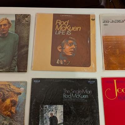 Sale Photo Thumbnail #159: Enjoy 6 albums by Rod McKuen, an American poet, singer and song writer. He was very popular in the 60's and won multiple Grammy's

This lot includes six vintage Rod McKuen LP albums, featuring a mix of classic studio albums and soundtrack work from one of