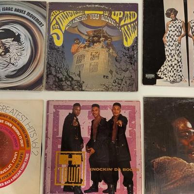 Sale Photo Thumbnail #171: A powerful collection of classic Soul, R&B, and Motown LPs featuring some of the most influential voices of the genre. Includes one iconic gatefold album with full artwork.

Included in this lot:

Isaac Hayes – The Isaac Hayes Movement

Early 70s soul m