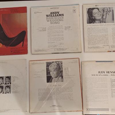 Sale Photo Thumbnail #172: A charming mixed lot of classic vocal pop, crooners, and lounge-era favorites—perfect for collectors of mid-century easy listening, traditional pop, and retro album art.

Includes 6 Original LPs:

Billy Mure – The Light of My Life (Atco)

Andy William