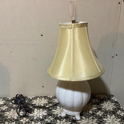 Sale Photo Thumbnail #92: This is an Aladdin table lamp with finial.  Newer cord has been added.