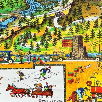 Sale Photo Thumbnail #200: Paperweights are NOT included in the lot. You are bidding on rolled 1977 Calendar, Movie poster, Yosemite vintage 1931 map, Navy poem. Vintage ephemera. Apollo 11 25th anniversary posters. A lot of the paper dates from 1900s, and as such as wear , it also