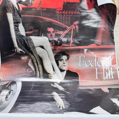 Sale Photo Thumbnail #210: Paperweights are NOT included in the lot. You are bidding on rolled 1977 Calendar, Movie poster, Yosemite vintage 1931 map, Navy poem. Vintage ephemera. Apollo 11 25th anniversary posters. A lot of the paper dates from 1900s, and as such as wear , it also