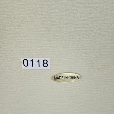 Sale Photo Thumbnail #232: Thomas Pacomi designer, 15X11 with 4 drawers and a lift off lid. Very heavy , with hand painted floral design in good condition. The drawers are divided for all kinds of jewelry. There is one repair photoed, to the edge of one of the drawers.