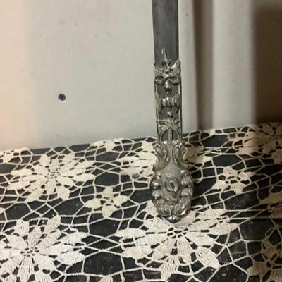 Sale Photo Thumbnail #230: This is great vintage sword.  FCB Knight with an etched  blasé and great details.