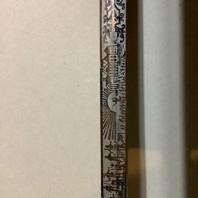 Sale Photo Thumbnail #236: This is great vintage sword.  FCB Knight with an etched  blasé and great details.