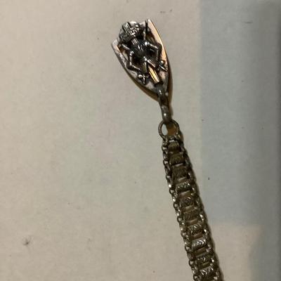 Sale Photo Thumbnail #229: This is great vintage sword.  FCB Knight with an etched  blasé and great details.