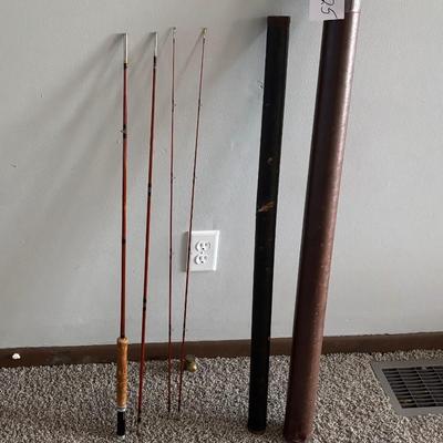 Vintage Bamboo Fishing Rod