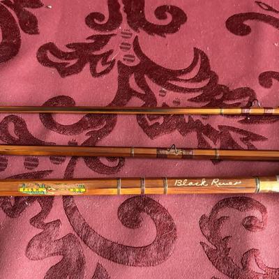 Vintage Black River Fly fishing Rod