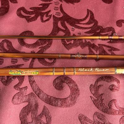 Vintage Black River Fly fishing Rod