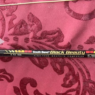South Bend Black Beauty 8' fly rod W/ Pflueger Reel