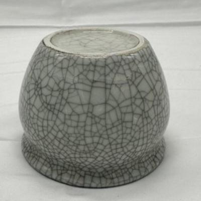 A Chinese Guan-type Grey Crackle Glazed Bowl Or Jar-local pickup and shipping available