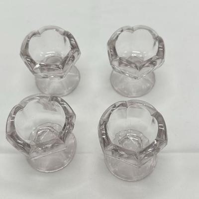 Duncan Miller Colonial H & J 2961 4 Open Pedestal Salt Dips Vintage Antique-local pickup and shipping available