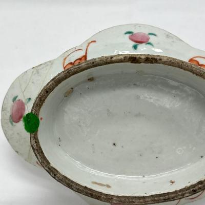 Chinese Porecelain Famille Verte Stem Plate-retored local pickup and shipping available