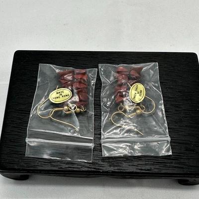 Two pair of earrings