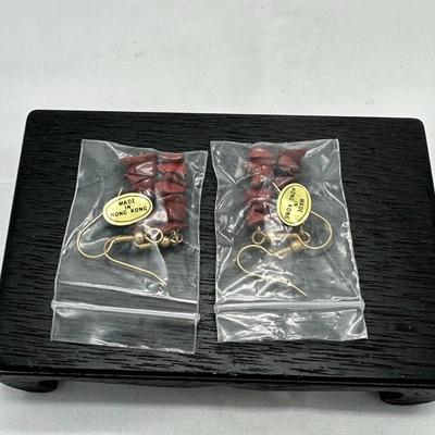 Two pair of earrings