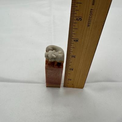 Pair of Chinese Soap Stone Stamp/seal