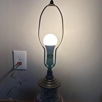 Chinese Export Porcelain Lamp-local pickup and shipping available