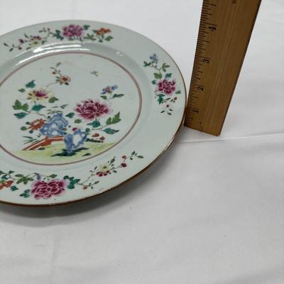 Chinese Export Porcelain Plate 9"-local pickup and shipping available