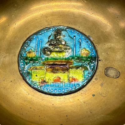 Chinese Brass Dish