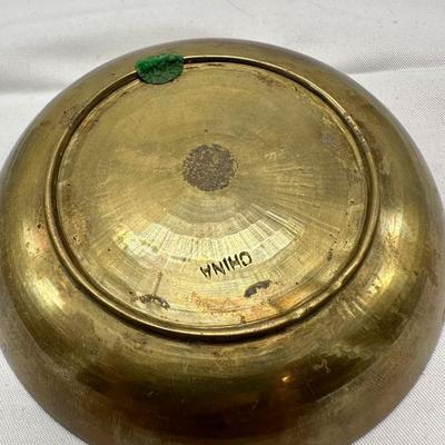 Chinese Brass Dish