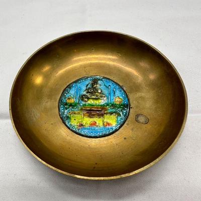 Chinese Brass Dish