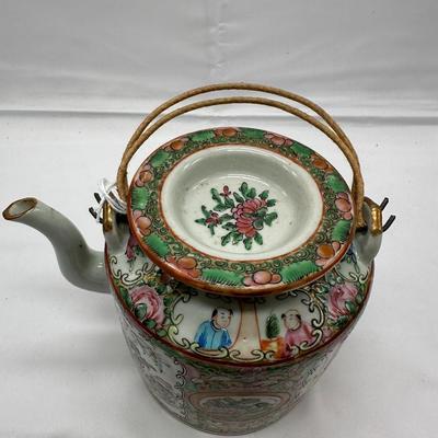 Chinese Famillial Rose Teapot