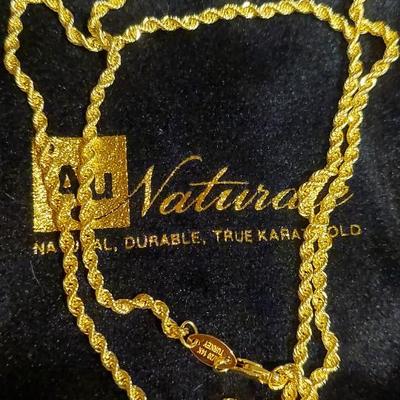 14kt Gold Filled Rope Chain Necklace