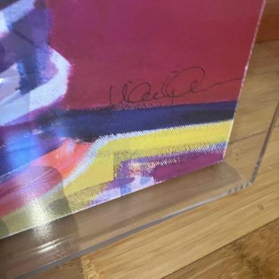 Vibrant "Chica" Series Duo by Windy O’Connor – Original Mixed Media Canvases