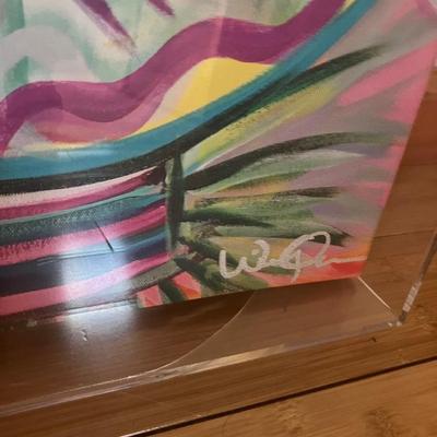 Vibrant "Chica" Series Duo by Windy O’Connor – Original Mixed Media Canvases