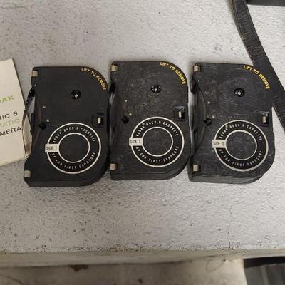 Sale Photo Thumbnail #8: In case with 3 reels and book/pamphlet. Fits a medium one rate box