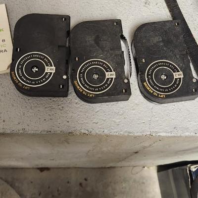 Sale Photo Thumbnail #9: In case with 3 reels and book/pamphlet. Fits a medium one rate box