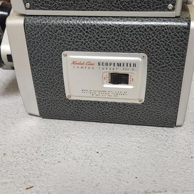 Sale Photo Thumbnail #18: Kodak Cine Camera Scopemeter Turret in leather case. Fits a medium flat rate box