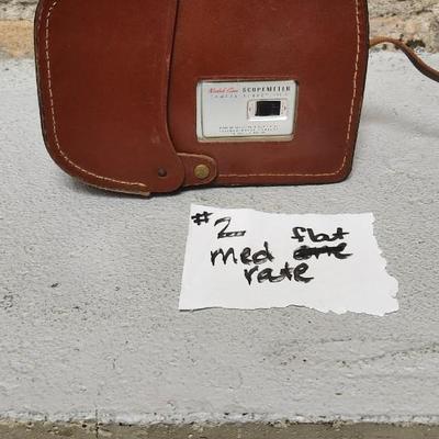 Sale Photo Thumbnail #14: Kodak Cine Camera Scopemeter Turret in leather case. Fits a medium flat rate box