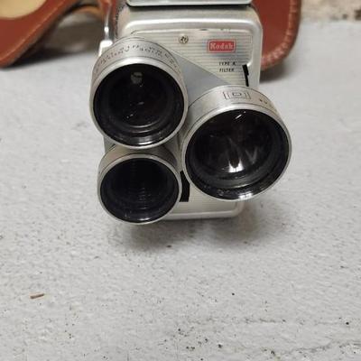 Sale Photo Thumbnail #17: Kodak Cine Camera Scopemeter Turret in leather case. Fits a medium flat rate box