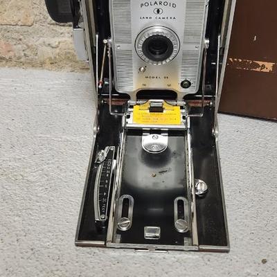 Sale Photo Thumbnail #38: Polaroid 95 Camera in case. Fits a large flat rate box