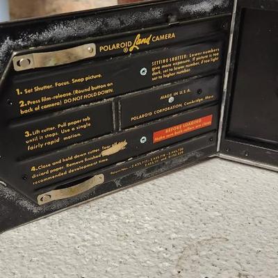 Sale Photo Thumbnail #41: Polaroid 95 Camera in case. Fits a large flat rate box