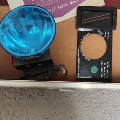 Sale Photo Thumbnail #47: Polaroid J66 in hard case with flash attachment...still has film in it. Fit in larger one rate box