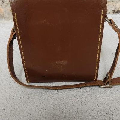 Sale Photo Thumbnail #83: Bell and Howell metal 252 in leather case. Fits medium flat rate box