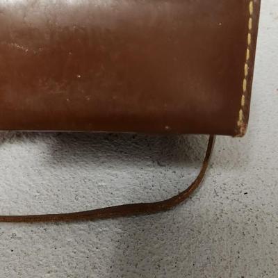 Sale Photo Thumbnail #82: Bell and Howell metal 252 in leather case. Fits medium flat rate box