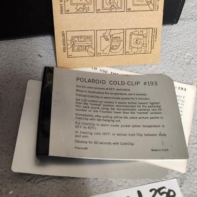 Sale Photo Thumbnail #105: Polaroid 250 in case. Fits large flat rate box