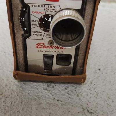 Sale Photo Thumbnail #129: Kodak Brownie 35 mm movie Camera II. Fits medium flat rate box