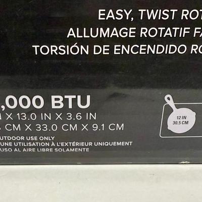 Sale Photo Thumbnail #363: All-metal classic 2-burner design, with igniter. Uses propane. Near-new condition with original box.